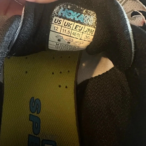 Hoka One Clayton 2 Running Shoes Men’s Size 12 - Picture 8 of 8